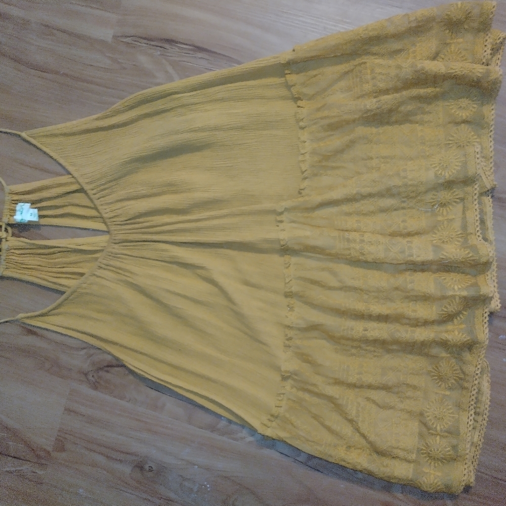 Women's top burn orange color sting tank top